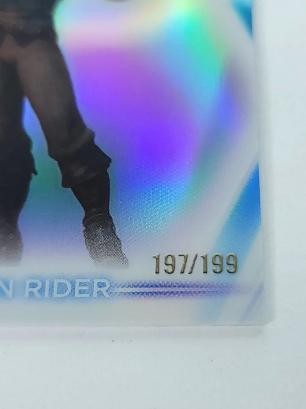 Flynn Rider Topps 2026 Disney Neon Holo Chrome Refractor Limited 197/199 CNE